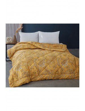 ÇİFT KİŞİLİK BASKILI RANFORCE NEVRESİM SETİ SARI 8696474231515